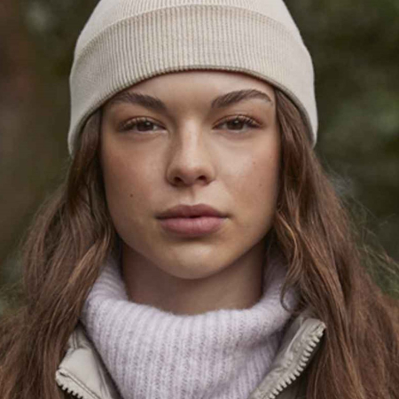 BB832N B832N Beechfield Organic Cotton Fisherman Beanie image 1