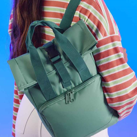 BG118 Twin Handle Roll-Top Backpack image 1