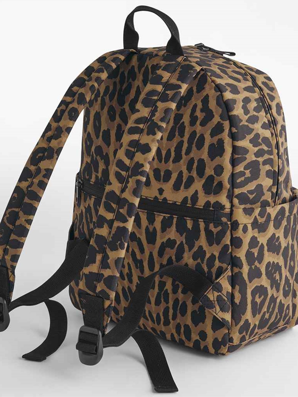 BG195S BagBase Leopard Print Mini Backpack image 2