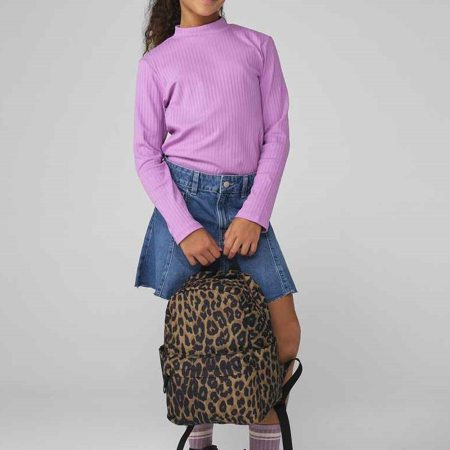 BG195S BagBase Leopard Print Mini Backpack image 1