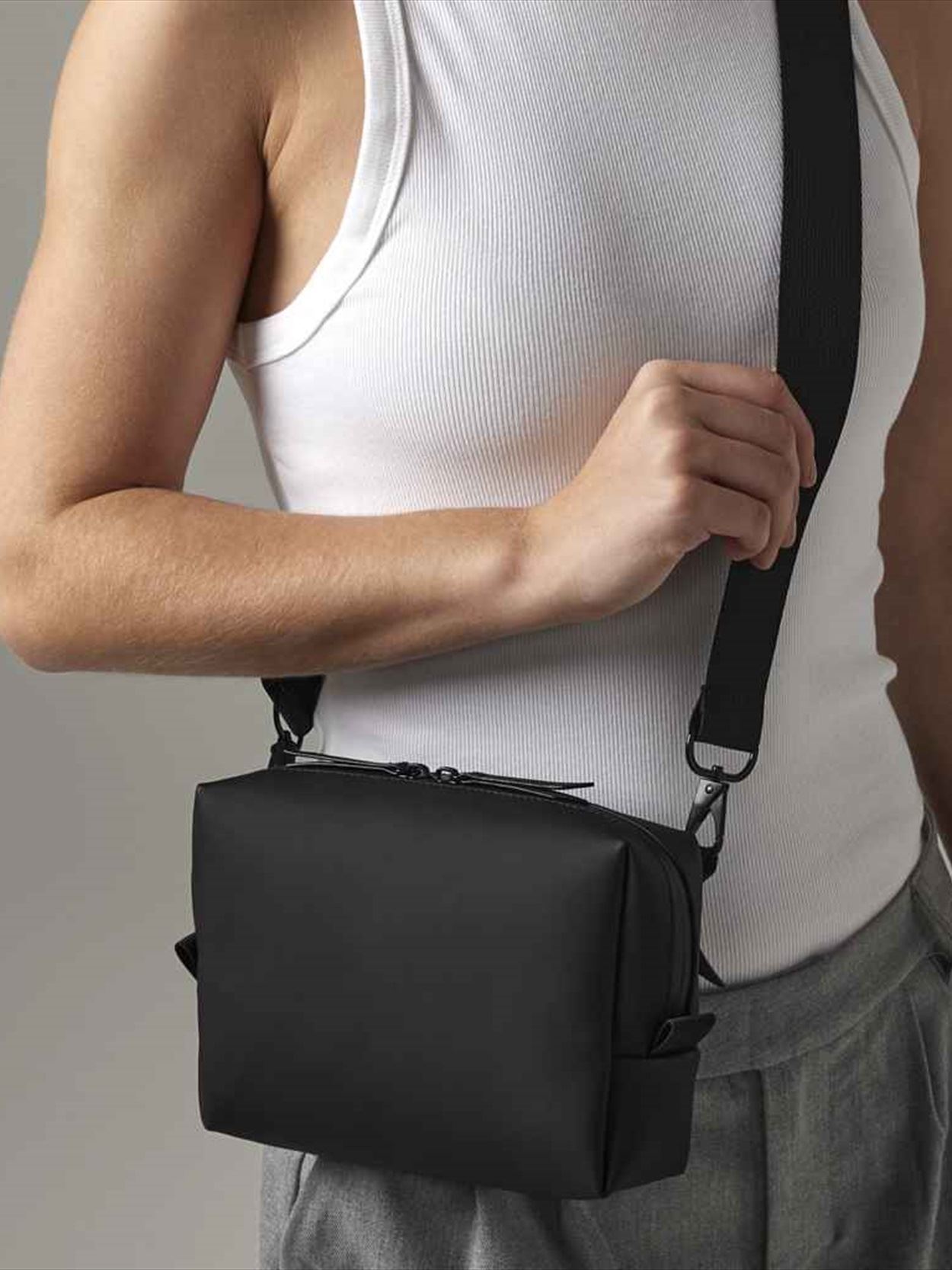 BG334 BagBase PU Cross Body Bag image 1