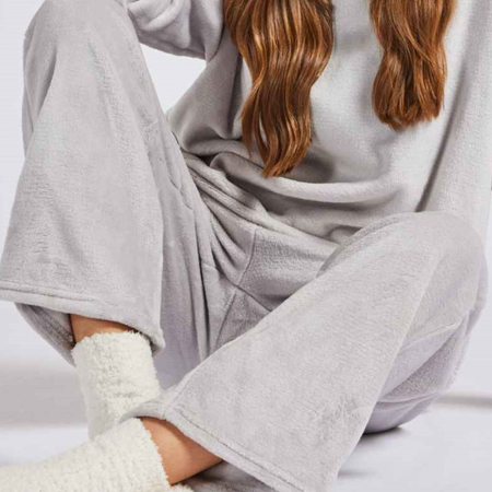 BH211 Brand Lab Ladies Plush Fleece Lounge Trousers image 1