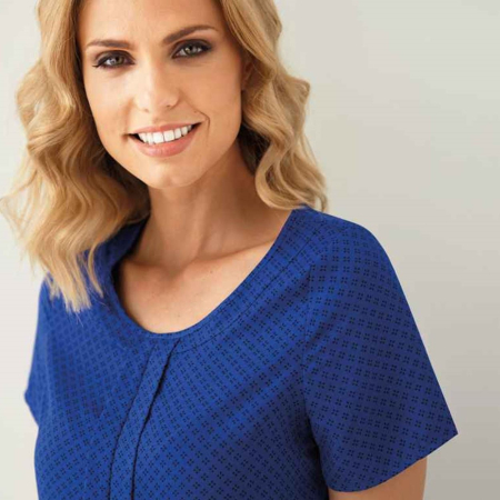 BK142 2280 Brook Taverner Ladies Verona Short Sleeve Shirt image 1