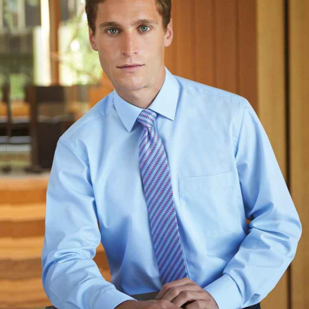 BK150 7539 Brook Taverner Rapino Long Sleeve Poplin Shirt image 1