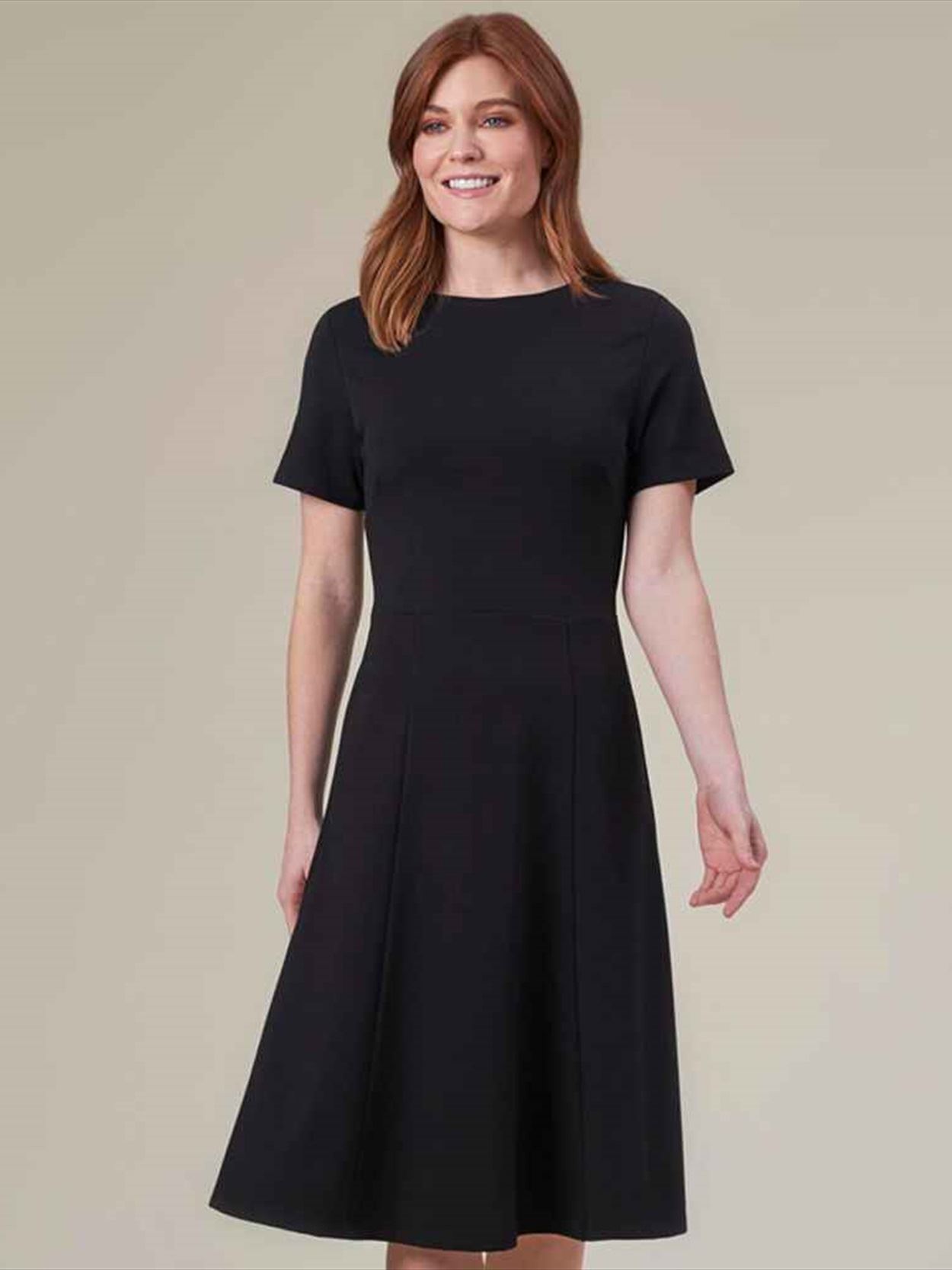 BK510 2380 Brook Taverner Ladies Jersey Stretch Belinda Dress image 1