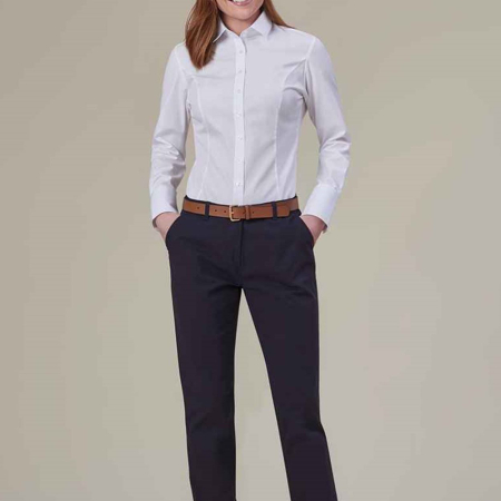 BK512 2404 Brook Taverner Ladies Liberty Slim Leg Chino Trousers image 1