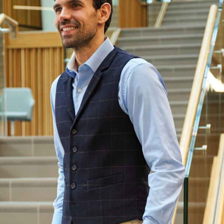 BK520 1463 Brook Taverner Memphis Tweed Waistcoat image 1