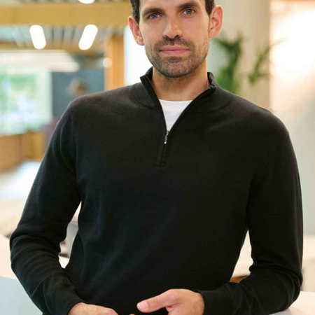 BK547 4567 Brook Taverner Copenhagen 1/4 Zip Jumper image 1