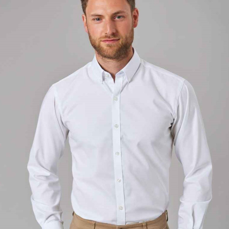 BK586 4052 Brook Taverner Lawrence Long Sleeve Stretch Oxford Shirt image 1