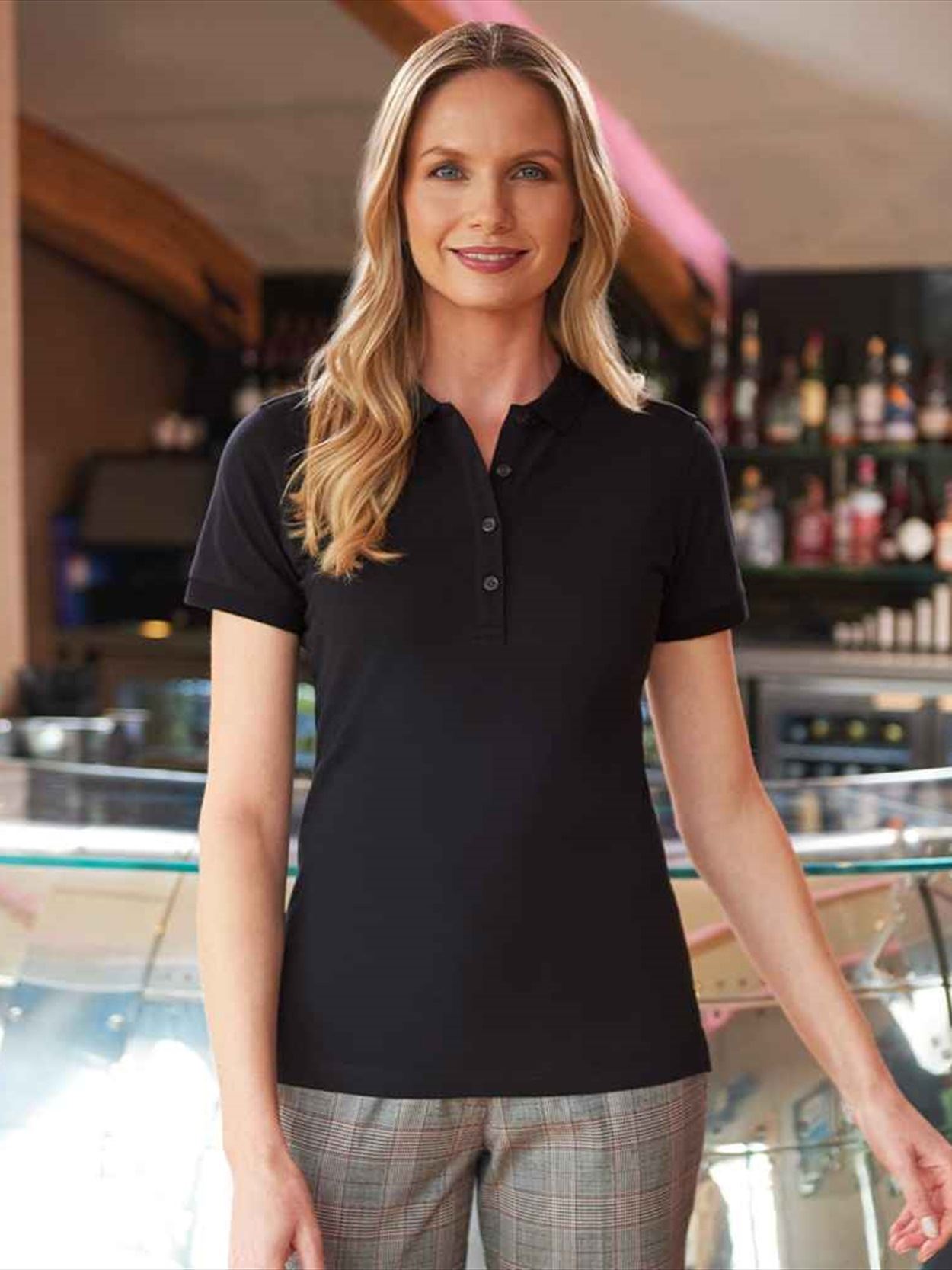 BK614 2372 Brook Taverner Ladies Arlington Premium Cotton Polo Shirt image 1