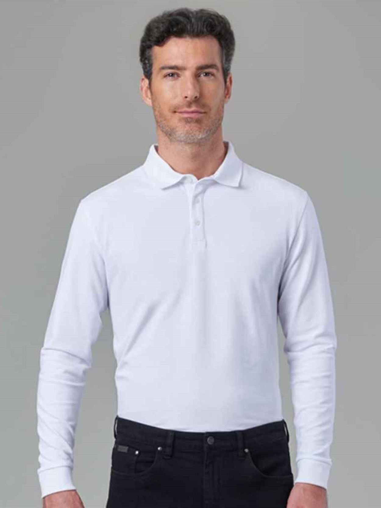 BK615 4222 Brook Taverner Frederick Long Sleeve Polo Shirt image 1