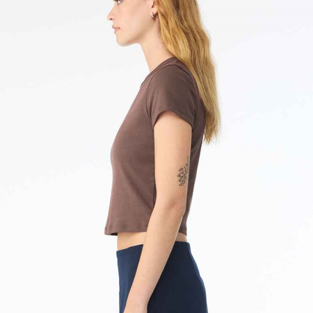 BL1010 1010 Bella Ladies Micro Rib Baby T-Shirt image 1