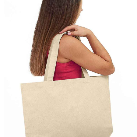 BR053 Brand Lab Organic Oversized Tote Bag image 1