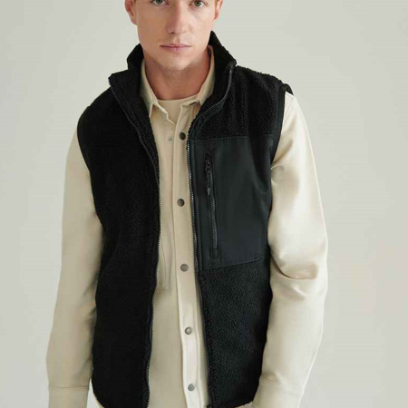 FR855 Front Row Recycled Sherpa Gilet image 1