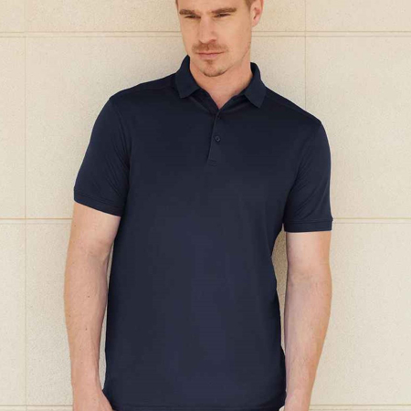H460 Henbury Slim Fit Stretch Microfine Piqué Polo Shirt image 1