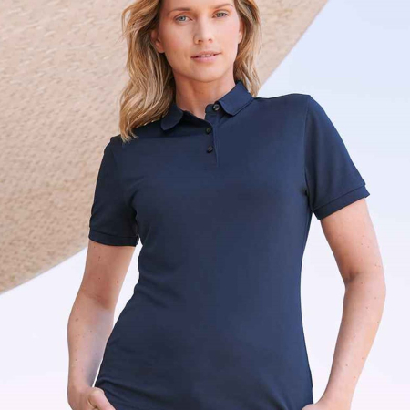 H466 Henbury Ladies Recycled Polyester Polo Shirt image 1