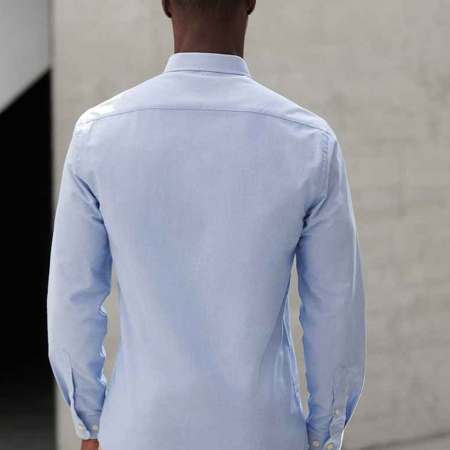 H512R Henbury Modern Long Sleeve Regular Fit Oxford Shirt image 1