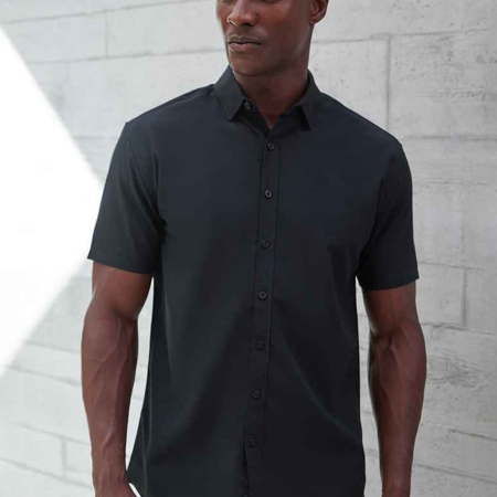 H588 Henbury Short Sleeved Cotton Feel Coolplus® Shirt image 1