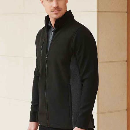 H835 Henbury Unisex Contrast Soft Shell Jacket image 1