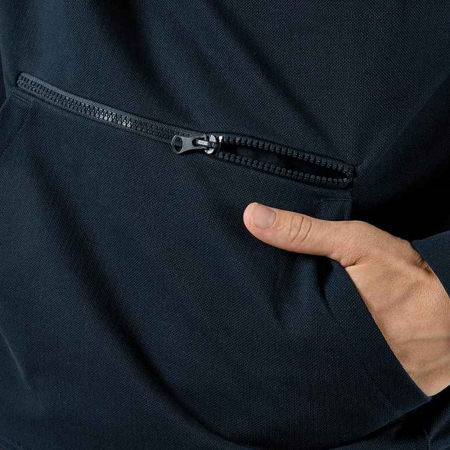 K338 KK338 Kustom Kit Regular Fit Piqué Zipped Pocket Hoodie image 1