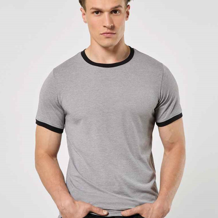 K508 KK508 Kustom Kit Fashion Fit Ringer T-Shirt image 1