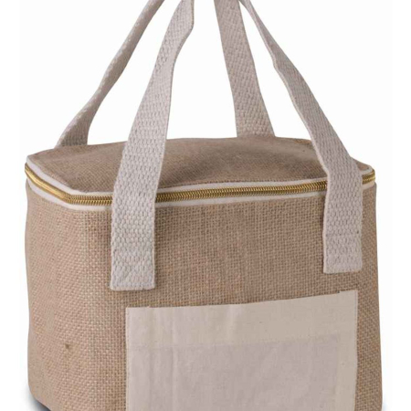 KI0352 Kimood Small Jute Cool Bag image 1