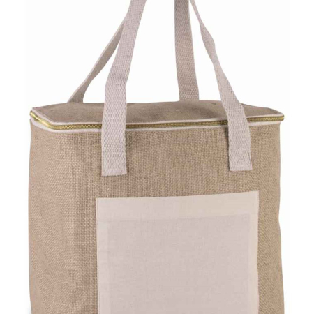 KI0353 Kimood Medium Jute Cool Bag image 1