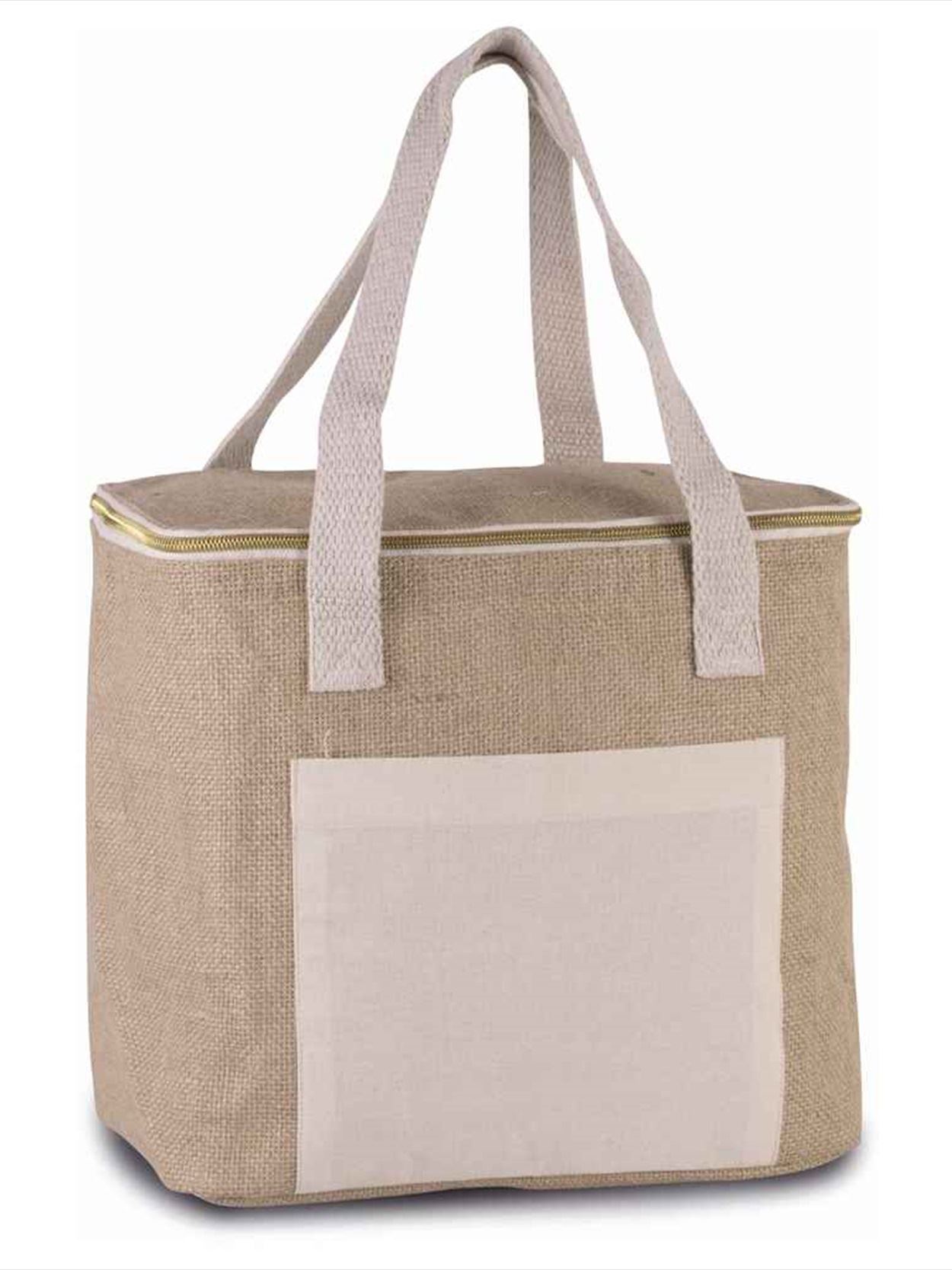 KI0353 Kimood Medium Jute Cool Bag image 1