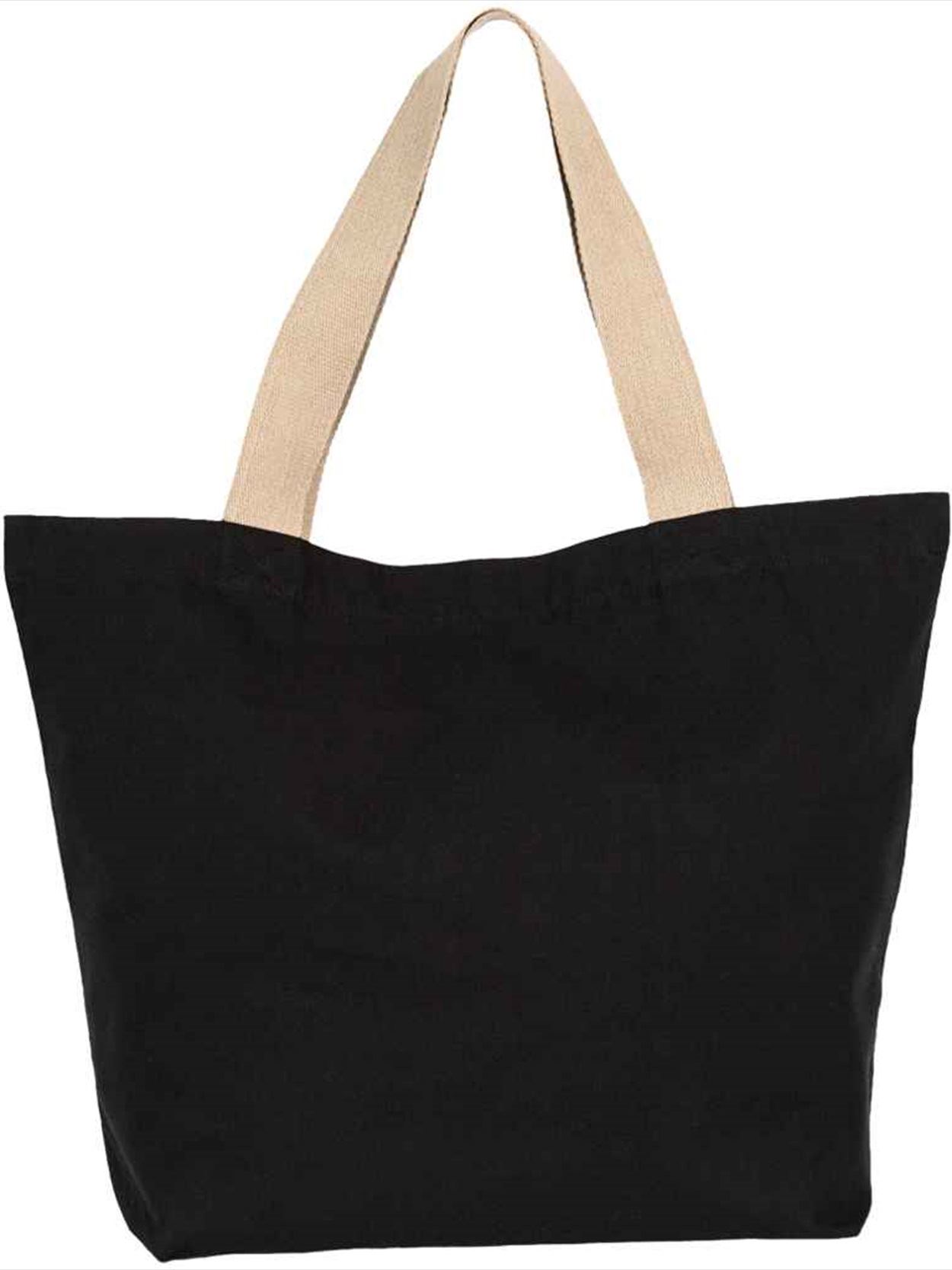 KI5204 Kimood Large Recycled Flat-Bottom Shopping Bag image 1