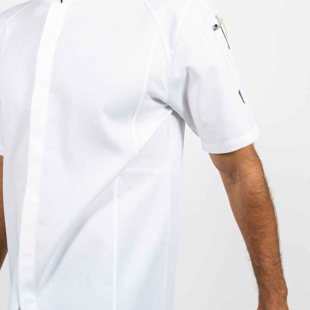 LE013 DE140 Le Chef Staycool® Tencel™/Polyester Short Sleeve Jacket image 1