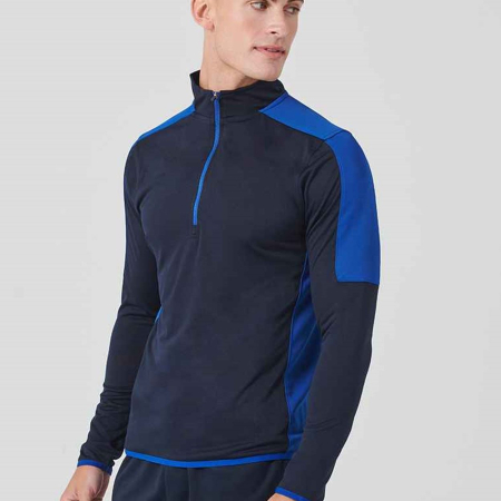 LV571 Finden + Hales Contrast Zip Neck Midlayer Top image 1
