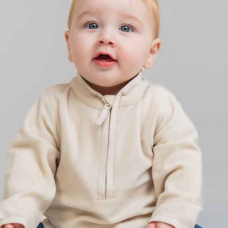 LW031 Larkwood Kids 1/2 Zip Lightweight Fleece image 1