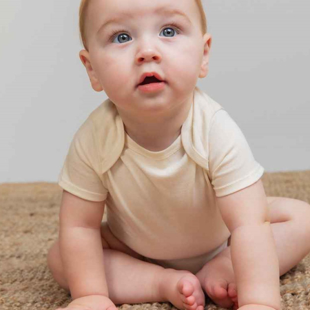 LW655 Larkwood Organic Baby Bodysuit image 1
