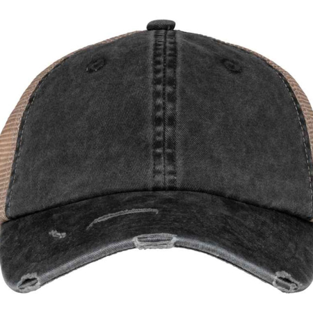 NS027 Native Spirit Washed Trucker Destroy Cap image 1