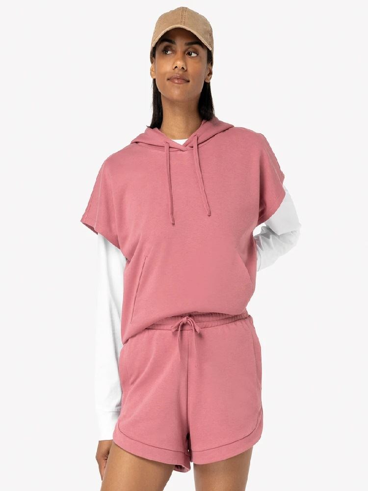 NS446 Ladies French Terry Sleeveless Hooded Sweatshirt image 1