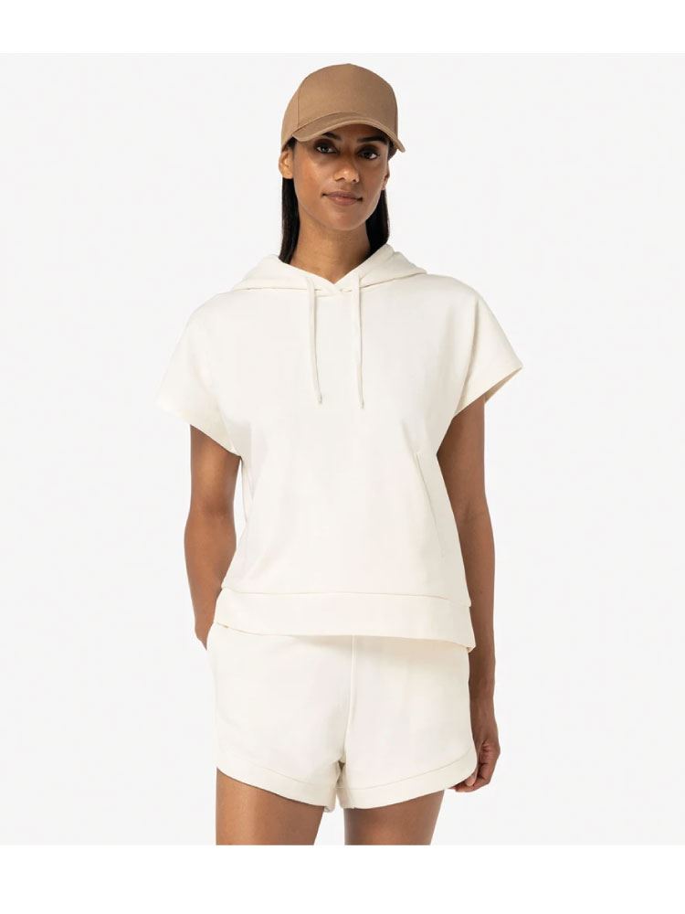 NS446 Ladies French Terry Sleeveless Hooded Sweatshirt image 2