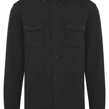 NS521 Native Spirit Faded Brushed Fleece Overshirt image 1