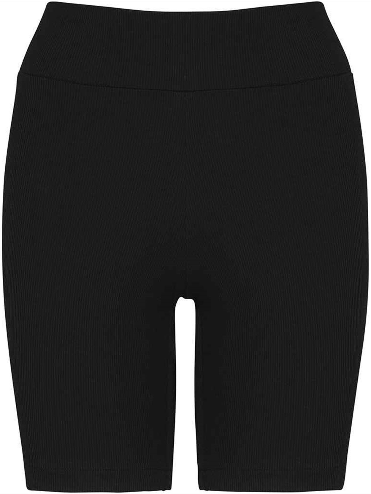 NS744 Native Spirit Ladies Ribbed Shorts image 1