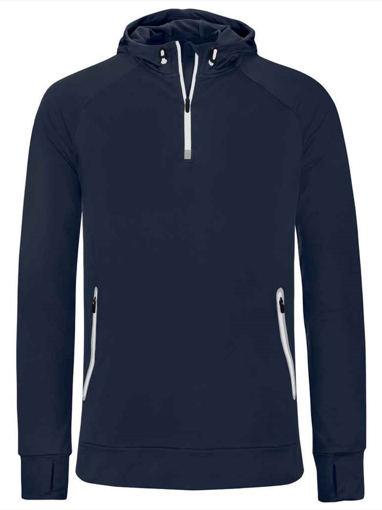 PA360 Proact Zip Neck Hooded Sweatshirt image 1
