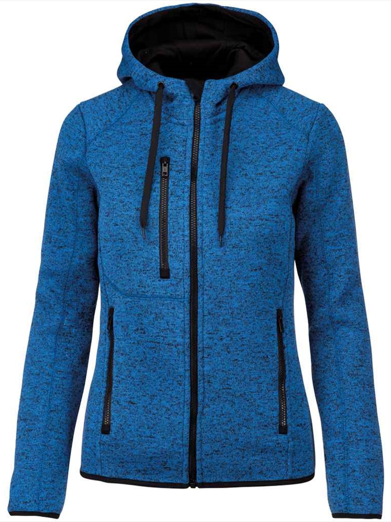PA366 Proact Ladies Heather Hooded Jacket image 1
