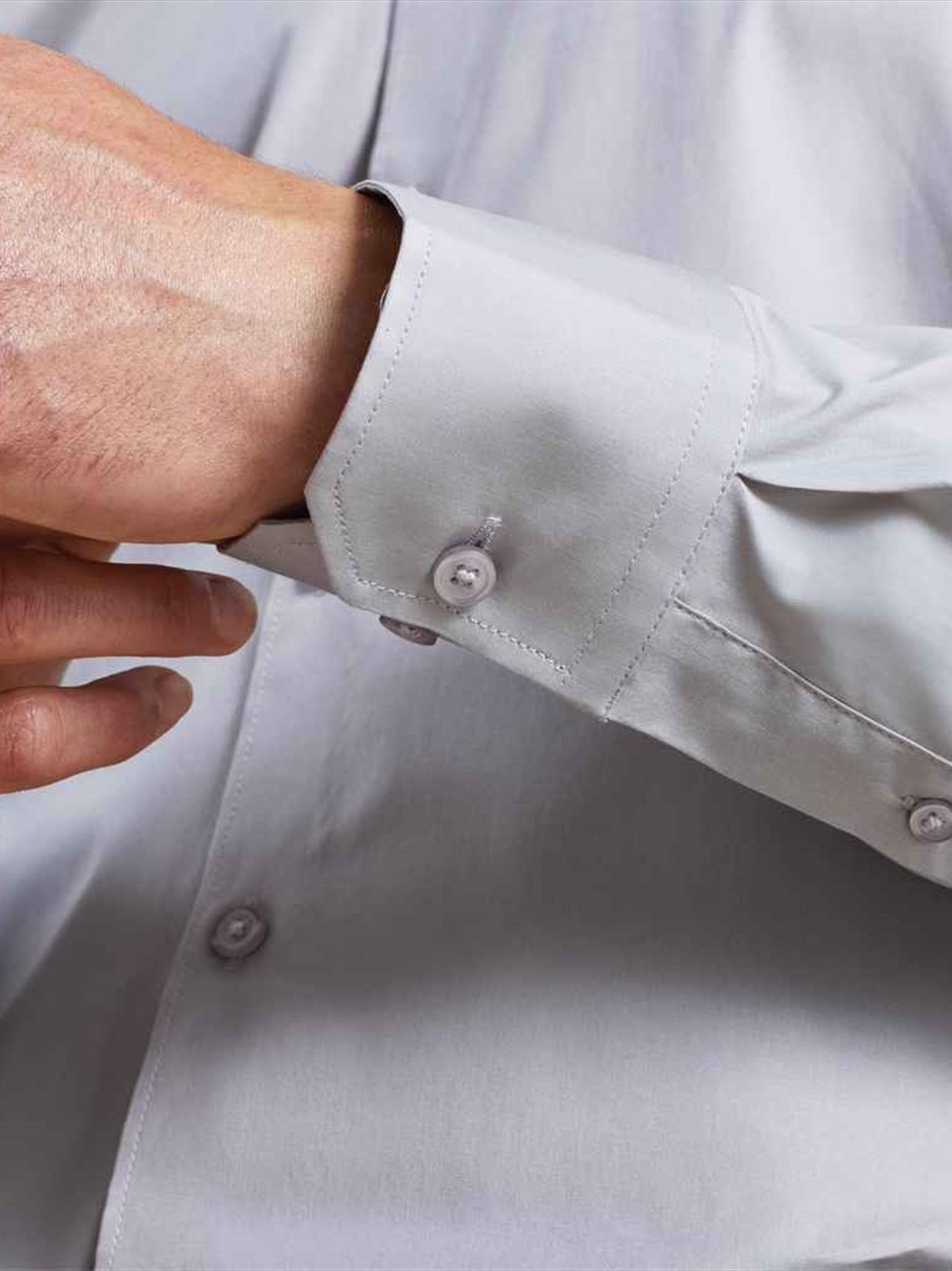 PR244 Premier Long Sleeve Stretch Fit Poplin Shirt image 1