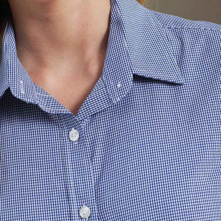 PR321 Premier Ladies Gingham Short Sleeve Shirt image 1