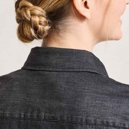 PR322 Premier Ladies Jeans Stitch Denim Shirt image 1