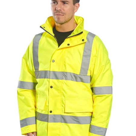 PW014 S468 Portwest Hi-Vis 4-in-1 Traffic Jacket image 1