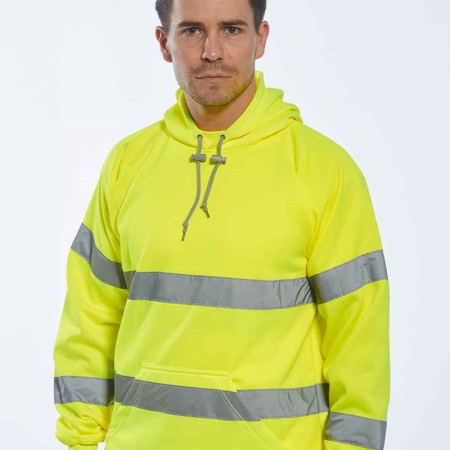 PW055 B304 Portwest Hi-Vis Hoodie image 1