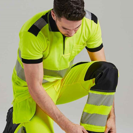 PW1003 T180 Portwest PW3 Hi-Vis Polo Shirt image 1