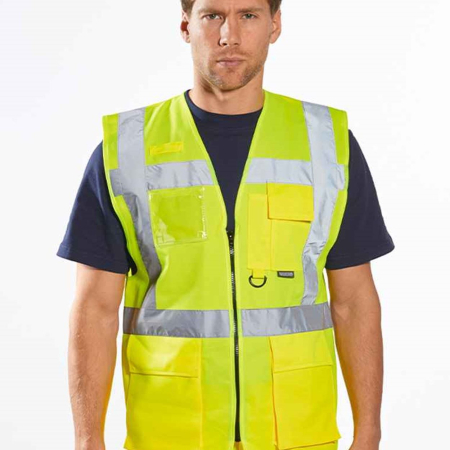 PW303 S476 Portwest Hi-Vis Executive Vest image 1
