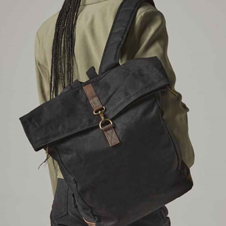 QD655 Quadra Heritage Waxed Canvas Backpack image 1