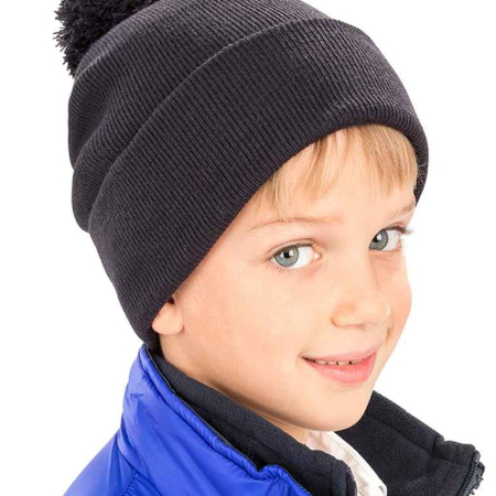 RC028B RC028J Result Core Kids Pom Pom Beanie image 1