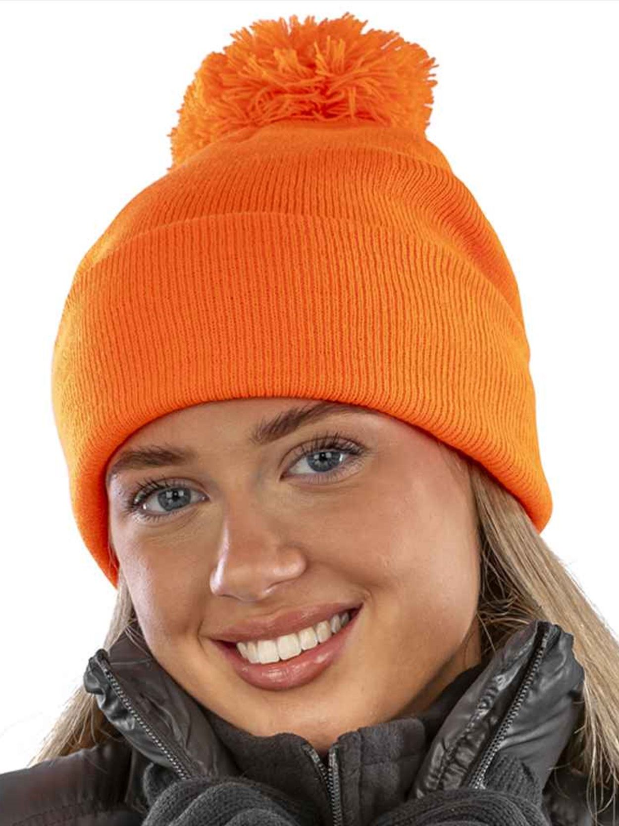 RC028X Result Core Pom Pom Beanie image 3